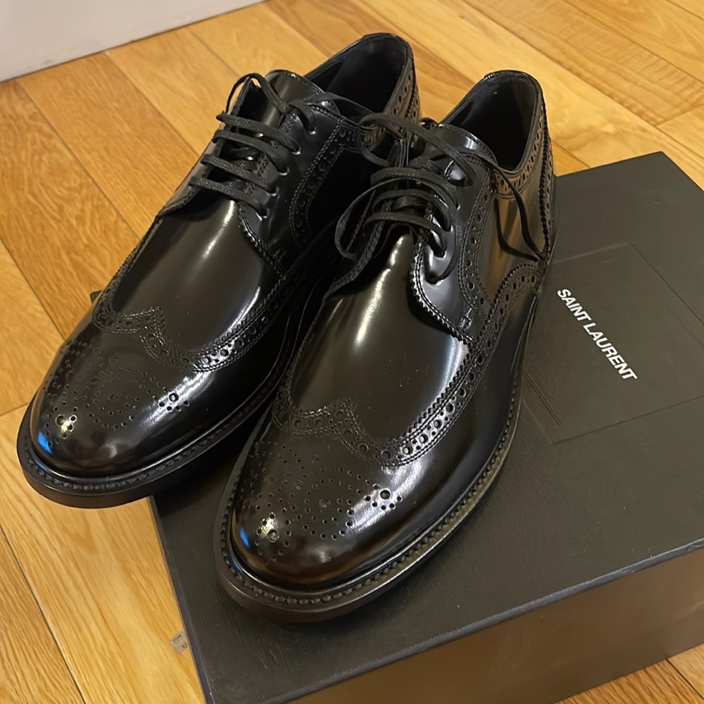 Saint Laurent Army Wingtip Brogues Derby size EU 42